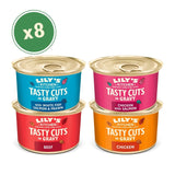 Lily's Kitchen Tasty Cuts wet cat food multipack 8x85g, UK version
