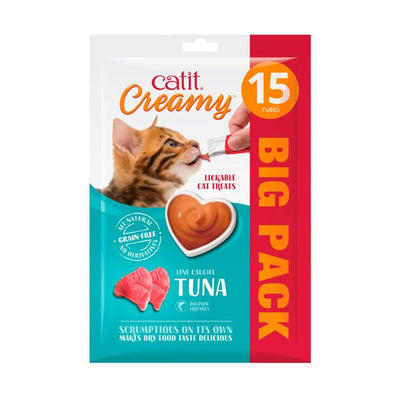 Catit Creamy Tuna Kattegodbiter 15 x 10g