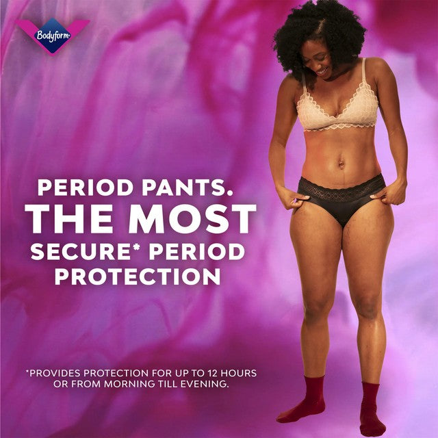 Bodyform Intimawear Bikini Period Pants Washable Black XL - British product