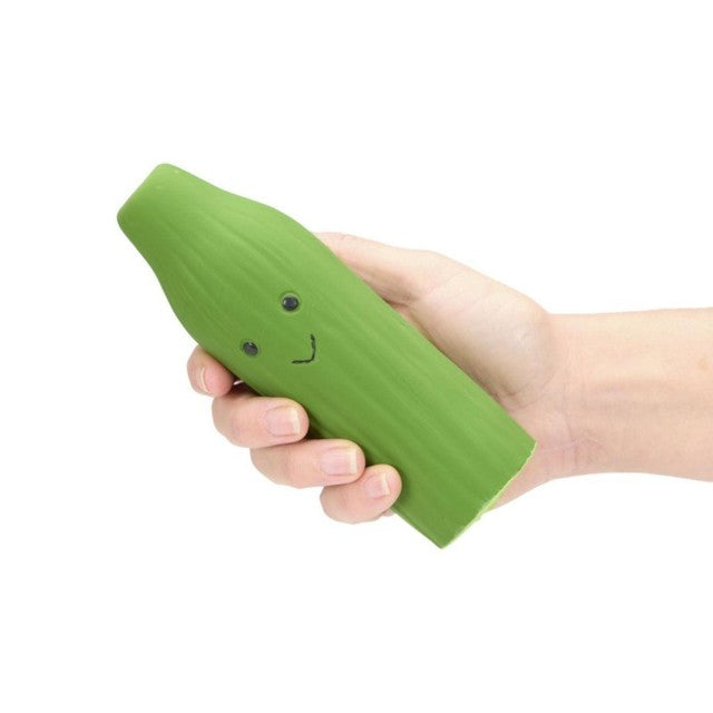Petface Foodie Faces cucumber latex dog toy large (British brand)