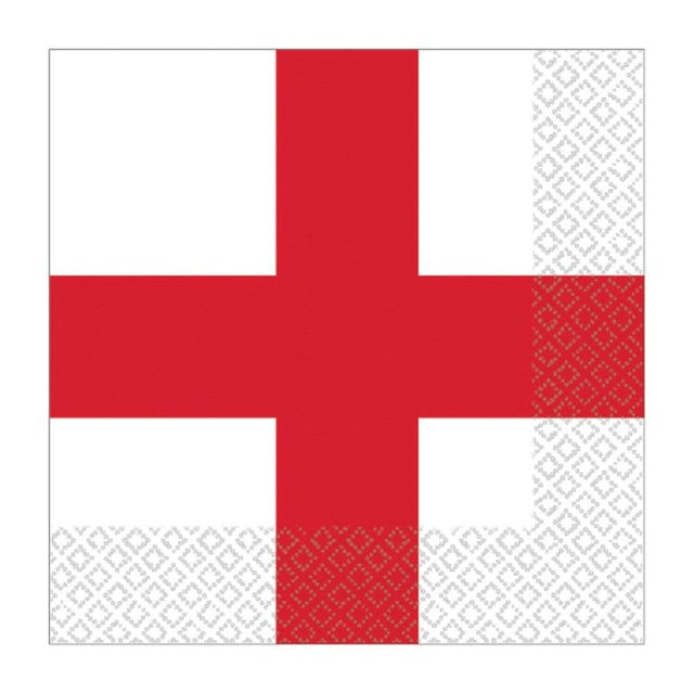 Unique Party England flag paper napkins 16.5cm (British brand)