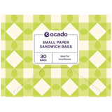 Ocado paper sandwich bags 30 pack, imported from the UK