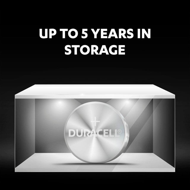 Duracell LR44 alkaline coin battery - British product