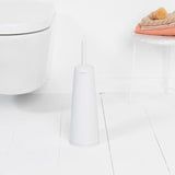 Brabantia white toilet brush set - British product