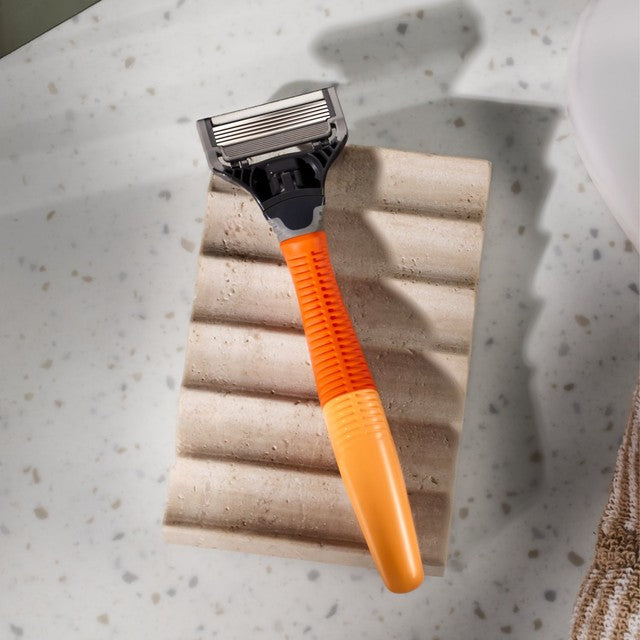 Harry's Men's Razor with 5 Blades Bright Orange, UK version