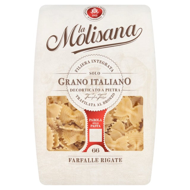 La Molisana Farfalle Rigate pasta 500g, UK version