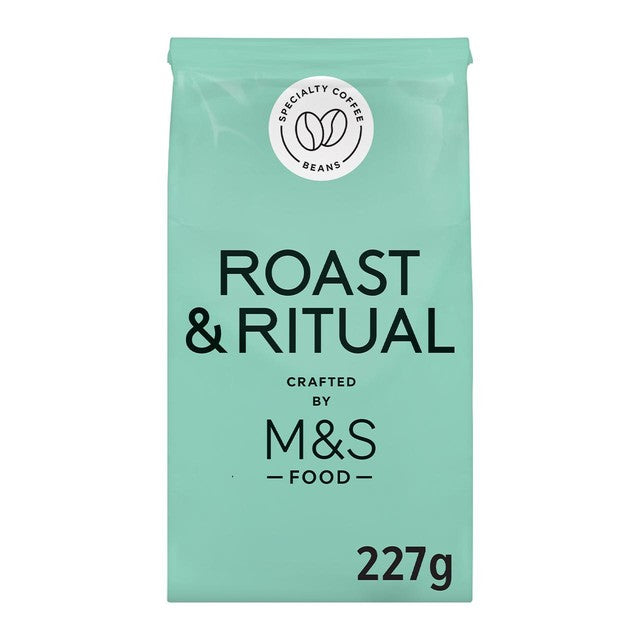 M&S Roast & Ritual Coffee Beans 227g, imported from the UK