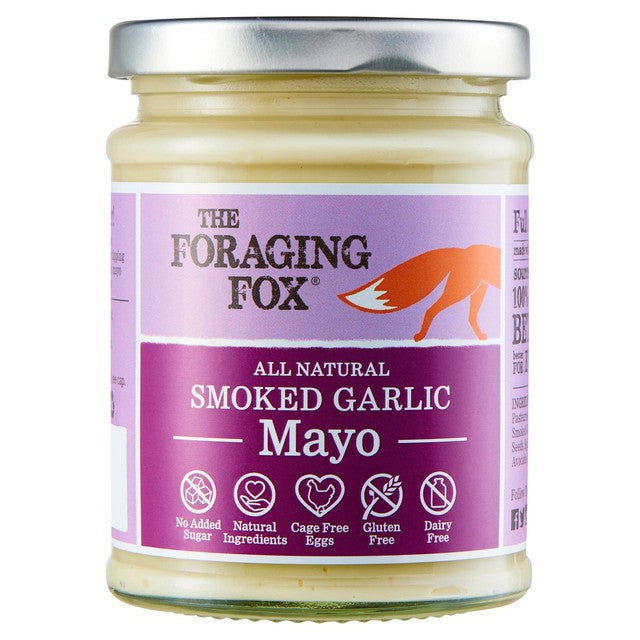 The Foraging Fox smoked garlic mayonnaise 240g (British brand)
