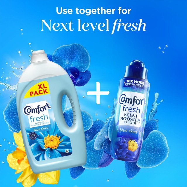 Comfort fabric conditioner Blue Skies 2490ml - British product