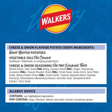 Walkers Cheese & Onion crisps 12x25g multipack (British brand)