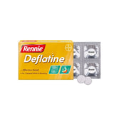 Rennie Deflatine trapped wind relief tablets, imported from the UK