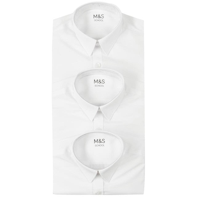 M&S boys shirts white 9-10 years, imported from the UK