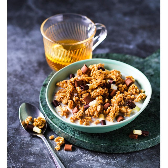 M&S Triple Chocolate Crunch granola 360g, imported from the UK