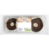 Ocado flat mushrooms 250g, imported from the UK