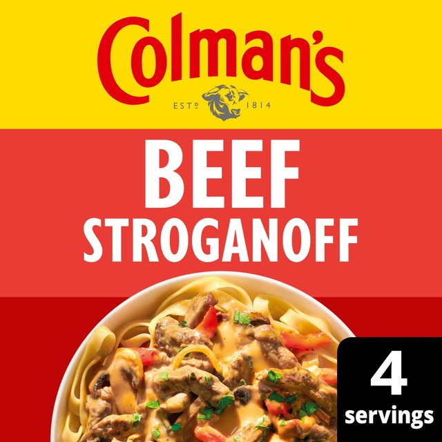 Colman's Beef Stroganoff Recipe Mix pouch - British product
