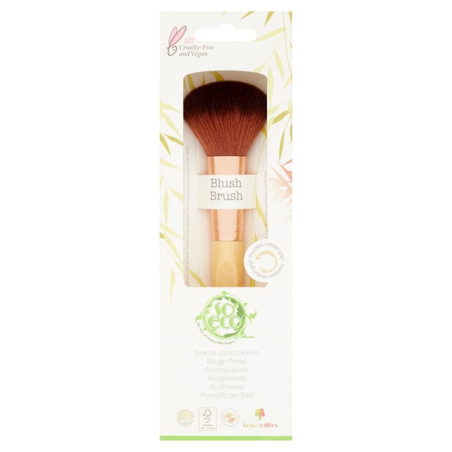 So Eco Blush Brush with soft bristles for makeup application (British brand)