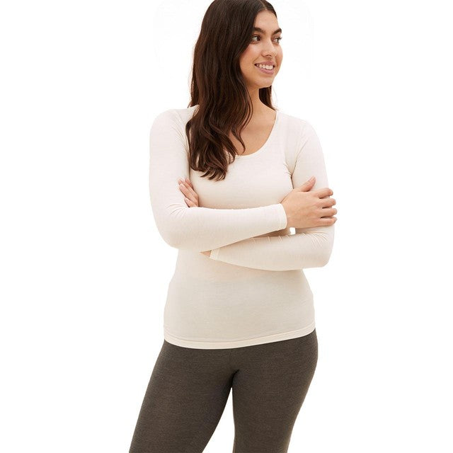 M&S Heatgen thermal tops cream 2-pack imported from UK