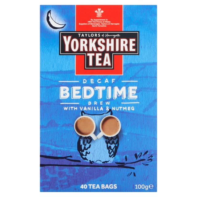 Yorkshire Tea Bedtime Brew herbal tea 40 tea bags (British brand)