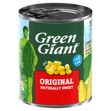 Green Giant Original Sweetcorn canned, imported from the UK