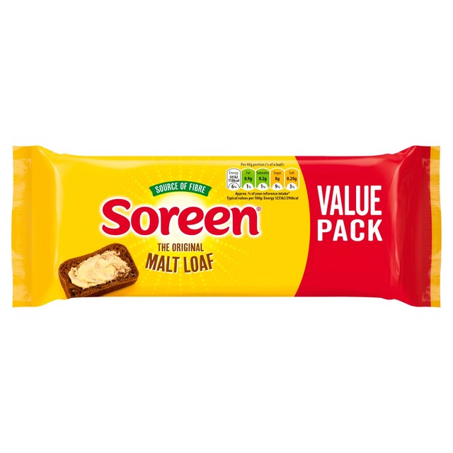 Soreen Malt Loaf Family Pack 390g (British brand)