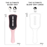 Tangle Teezer blow-dry brush in Tickled Pink (British brand)