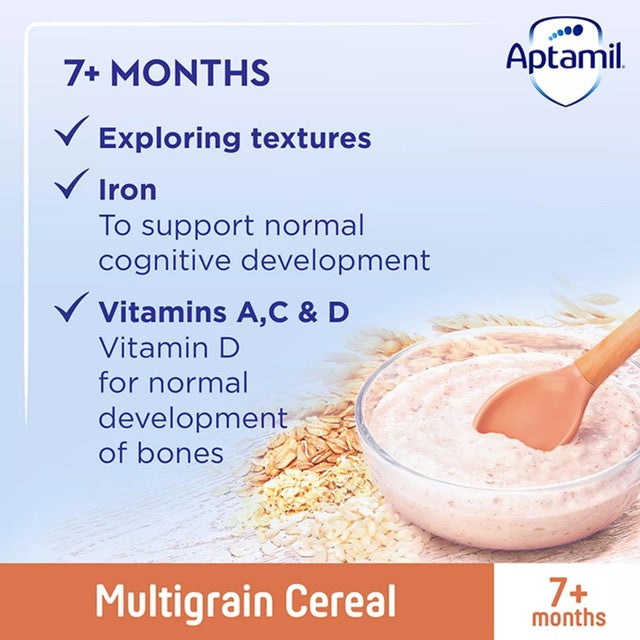 Aptamil multigrain porridge baby cereal 200g, UK version