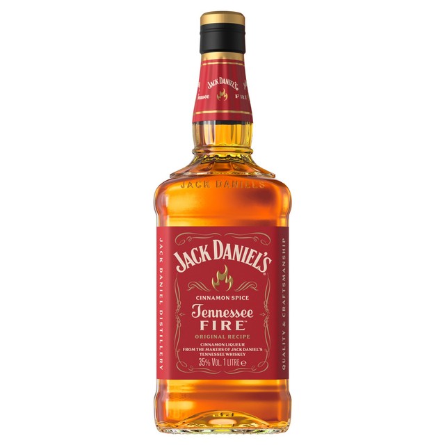 Jack Daniel's Tennessee Fire cinnamon whiskey 70cl, UK version