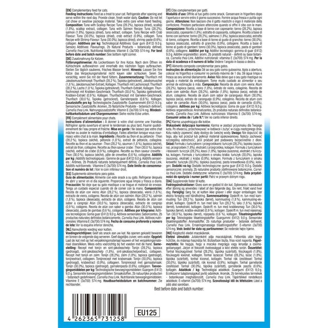 Churu cat treats tuna seafood variety 20 pack, imported from the UK