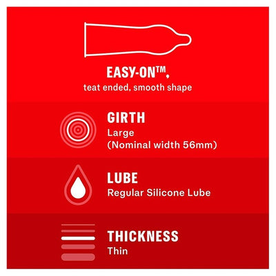 Durex Thin Feel Kondome, erhöhte Empfindlichkeit, normale Passform, 30er Pack