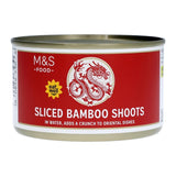 M&S sliced bamboo shoots 220g can, imported from the UK