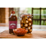 Sarson's original malt vinegar brewed in wooden vats (British brand)