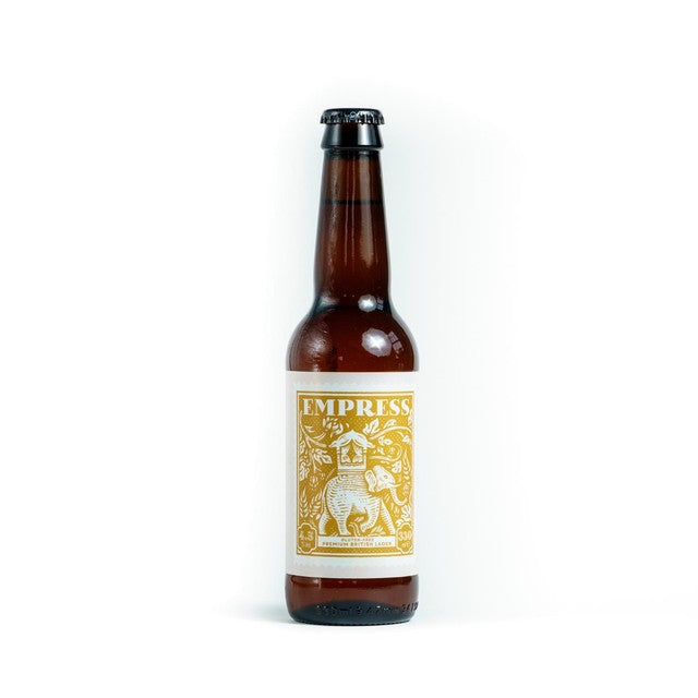Cerveza lager sin gluten Empress Ale 330 ml - Producto británico
