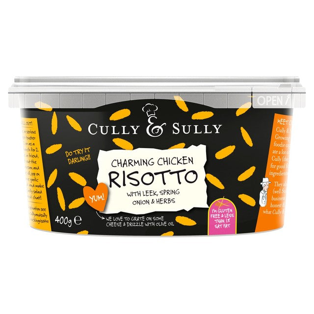 Cully & Sully chicken risotto with leek and herbs 400g - British product
