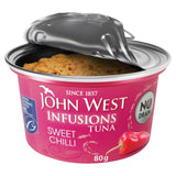 John West sweet chilli and jalapeño marinade tuna flakes 80g, UK version
