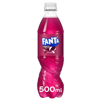 Sainsburys Fanta Raspberry Zero Sugar 500ml- Buy online at McGrocer