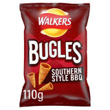 Walkers Bugles Southern Style BBQ corn snacks 110g (British brand)