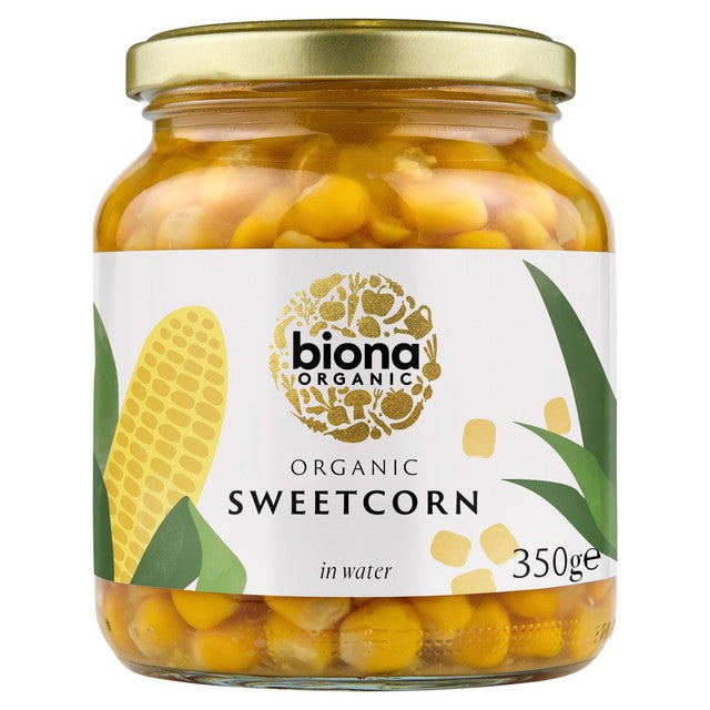 Biona Organic Sweetcorn 350g - British product