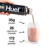 Huel Black Edition Chocolate meal replacement drink 500ml, UK version
