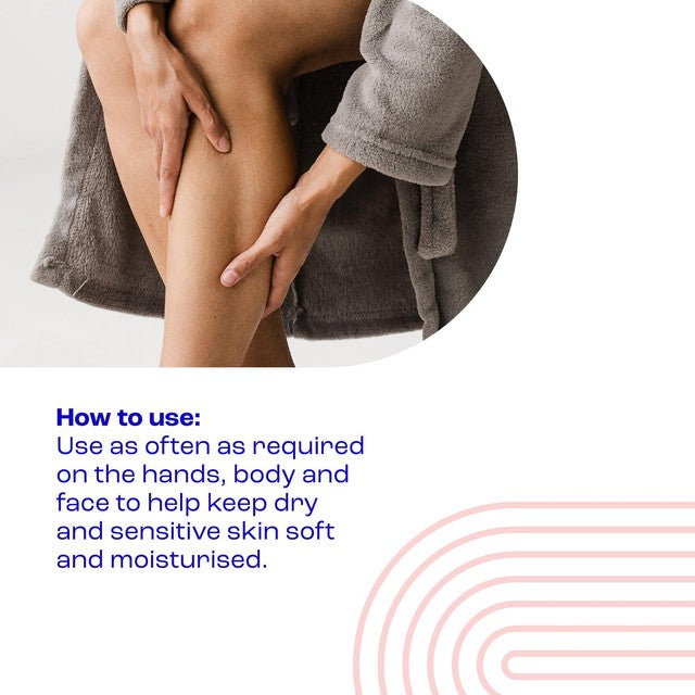 E45 moisturising lotion for dry sensitive skin (British brand)