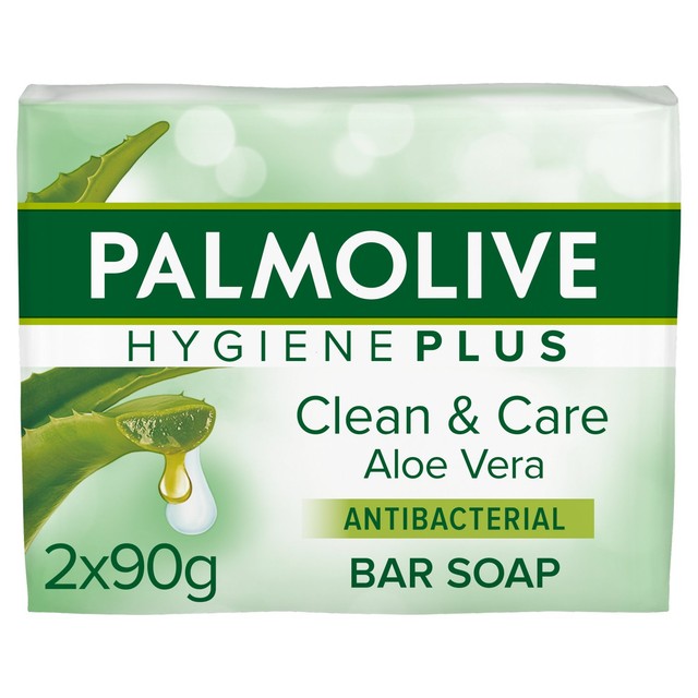 Palmolive bar soap aloe vera 2 x 90g, imported from the UK