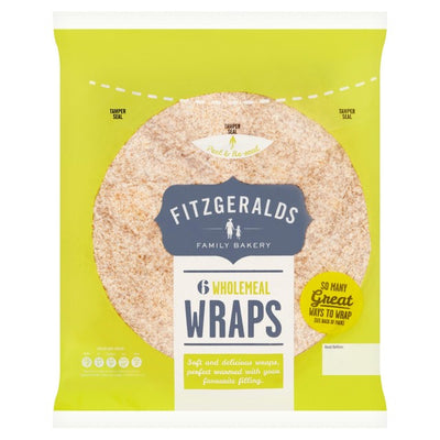 Fitzgeralds Große Vollkorn Wraps 6 Stück pro Packung