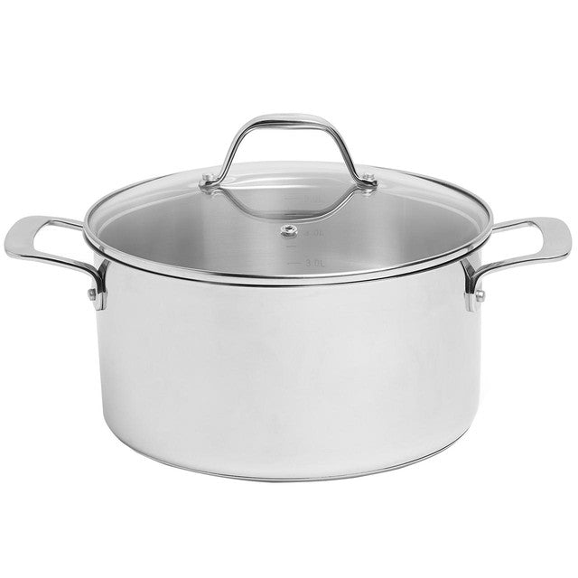 M&S stainless steel stock pot 24cm, imported from the UK