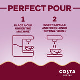 Costa Coffee Intense Roast coffee pods 10 pack - British product