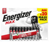 Energizer AAA alkaline batteries 20-pack - British product