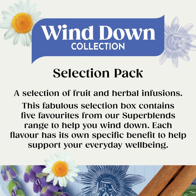 Twinings Wind Down herbal tea bags variety pack 20 tea bags (British brand)