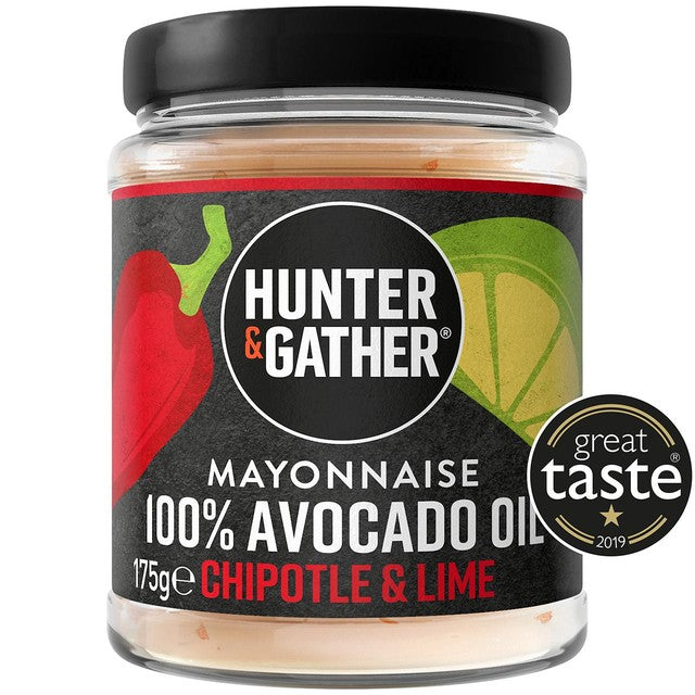 Hunter & Gather chipotle and lime avocado oil mayonnaise 175g, UK version