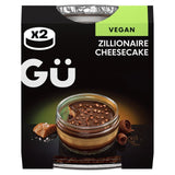 Gu Plant Zillionaire vegan cheesecake dessert 2 x 91g, UK version