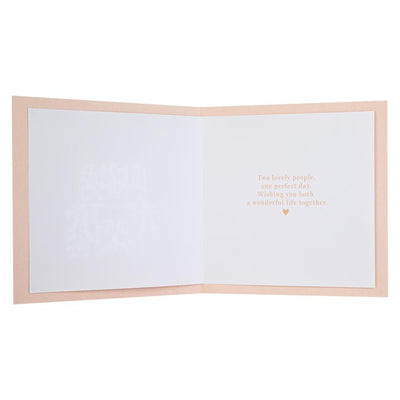 M&S Blumenkuchen-Glückwunschkarte zur Hochzeit 19,8x19,8cm