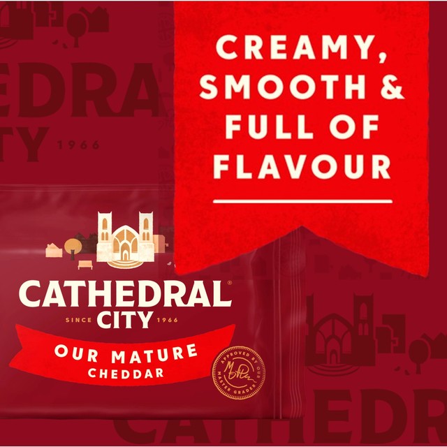 Cathedral City moden cheddarost 550g - britisk produkt