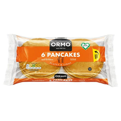 Sainsburys Ormo Pancakes x6 210g- Buy online at McGrocer
